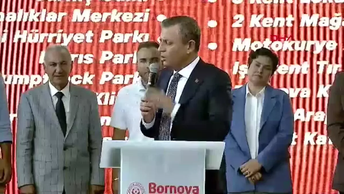 Özgür Özel’den Bornova’da Açılışlar