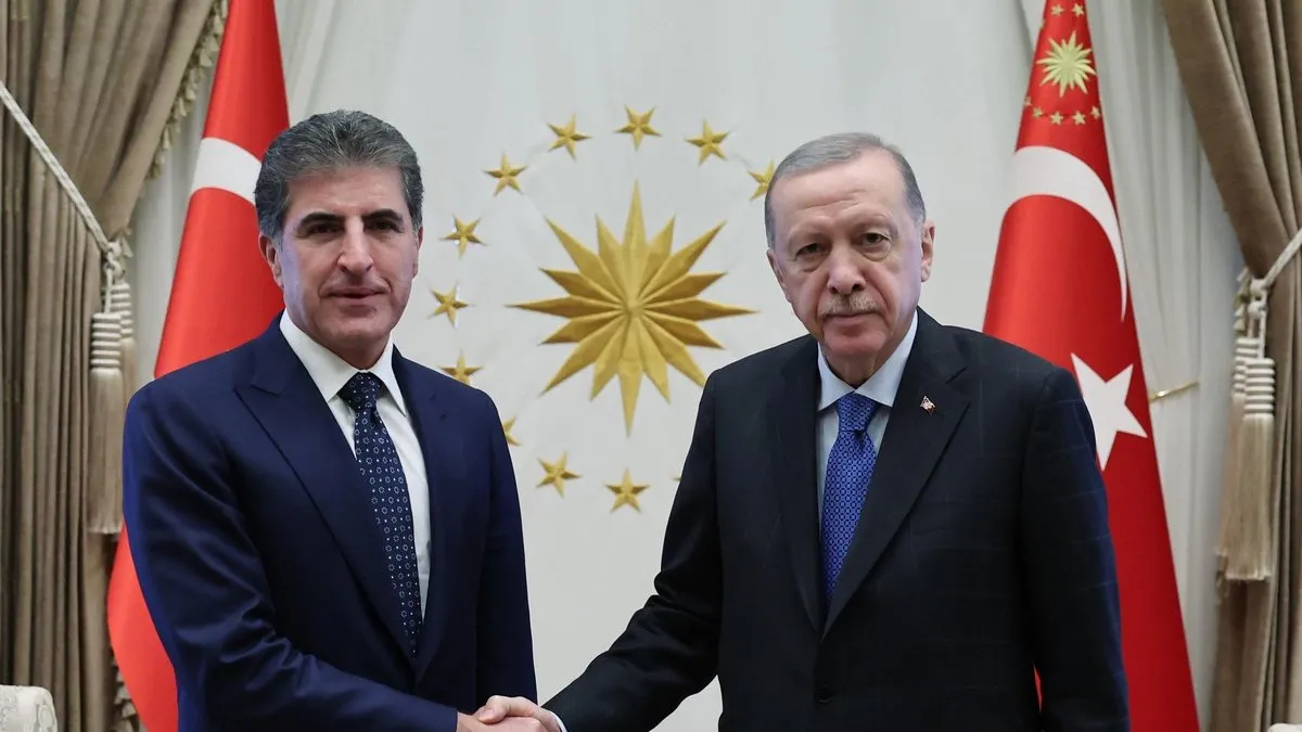 Başkan Erdoğan Neçirvan Barzani’yi kabul etti
