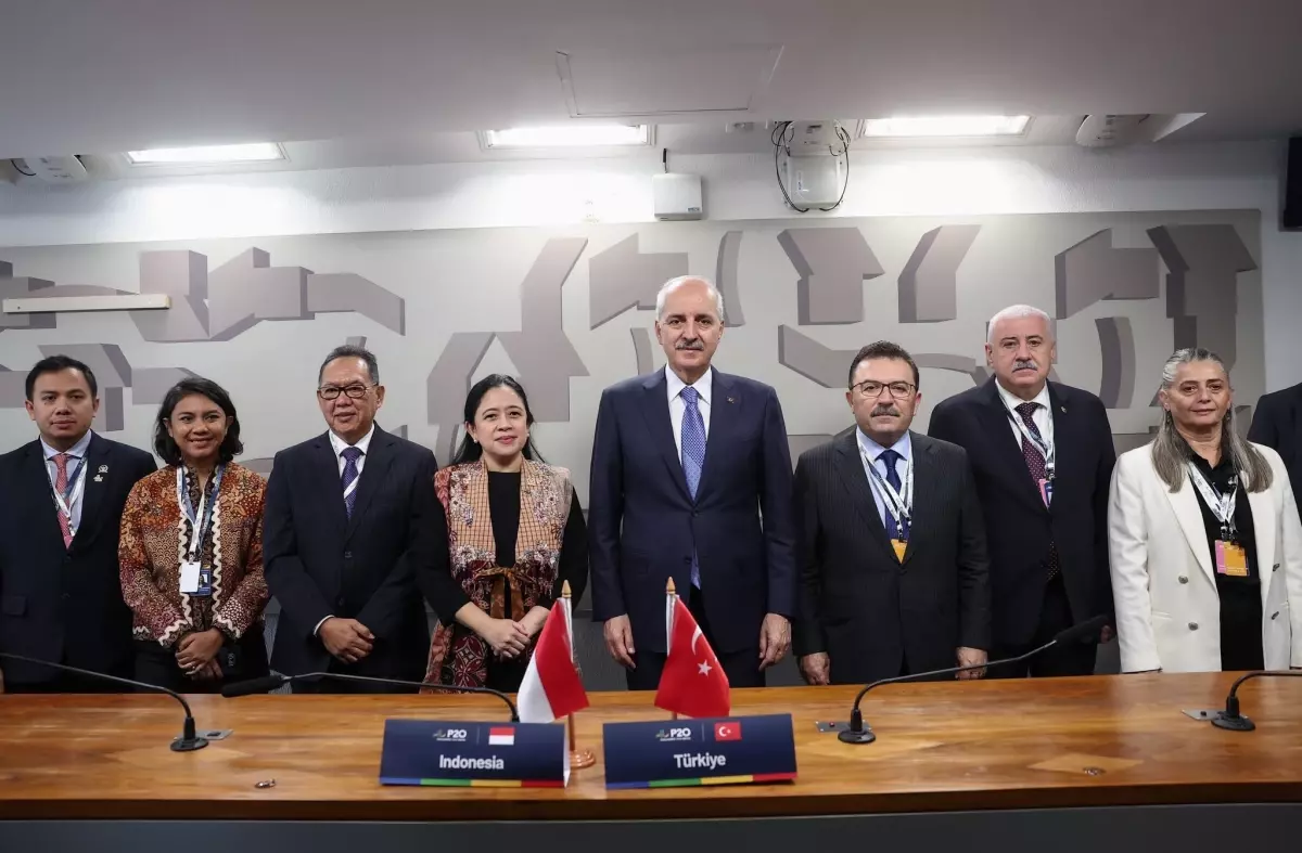 Kurtulmuş ve Maharani Brezilya’da Buluştu