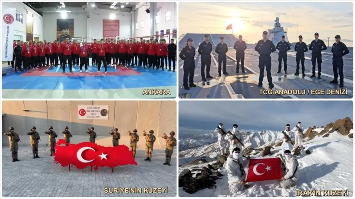 Mehmetçikten yeni yıl mesajı: Gönlümüzde yalnızca ülkemiz ve milletimiz olacak