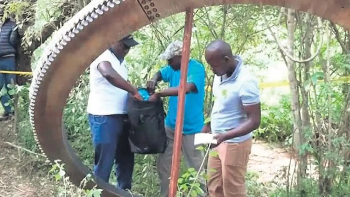 Gökyüzünden 500 kiloluk cisim düştü