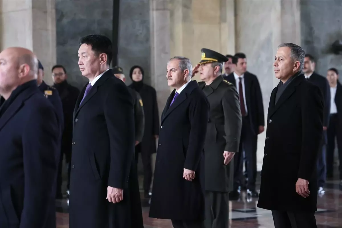 Moğolistan Cumhurbaşkanı Türkiye’de