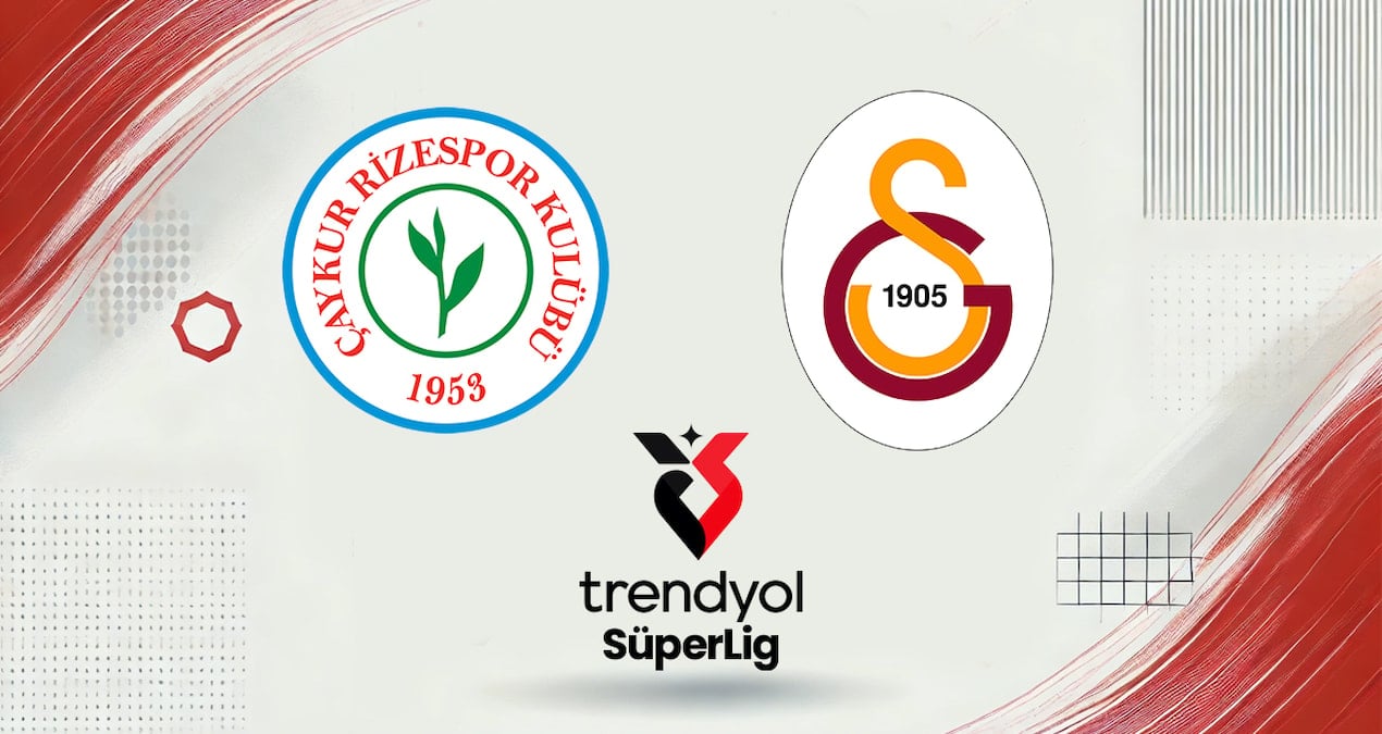 Canlı | Çaykur Rizespor-Galatasaray maçı canlı yayın (Süper Lig 24. Hafta)