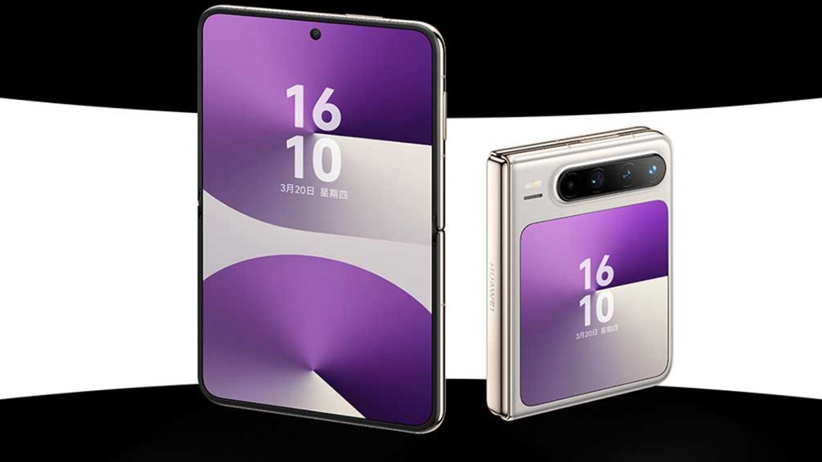 Huawei’den dikey katlanan yeni telefon: Pura X