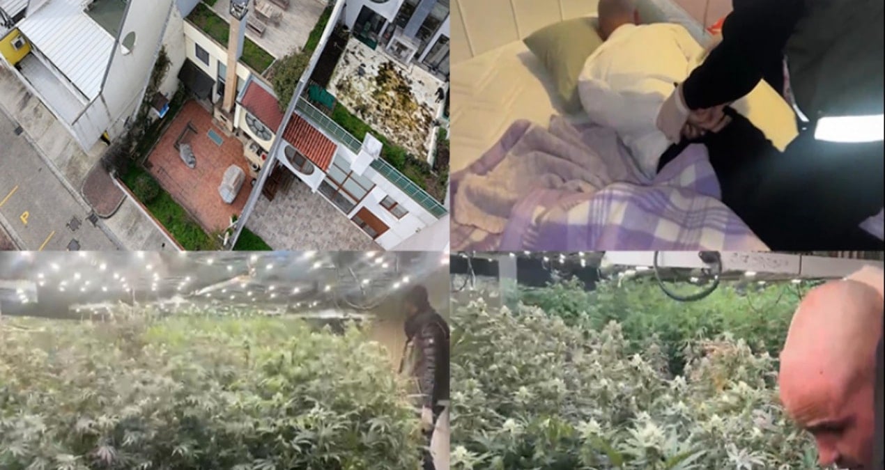 Villaya sera kurdu, uyurken basıldı: 15 milyonluk esrar böyle yakalandı